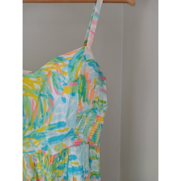 Lilly Pulitzer Christine Dress Sea Salt and Sun Size 6 Sleeveless Mini Blue - Picture 3 of 12